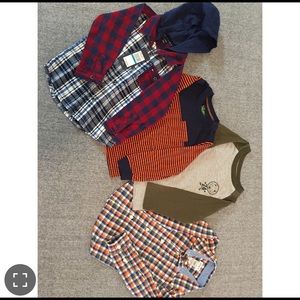 Baby boy l/s shirt lot